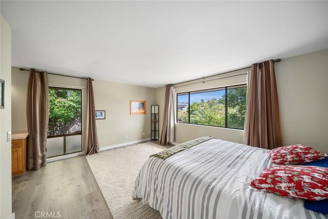 6058 Joan Pl, San Luis Obispo, CA 93401 - bedroom featuring multiple windows and light wood-type flooring
