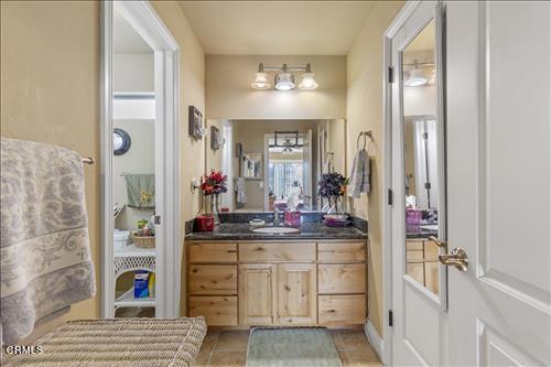 26941 Stirrup Way, Tehachapi, CA 93561 - bathroom featuring vanity and tile patterned flooring