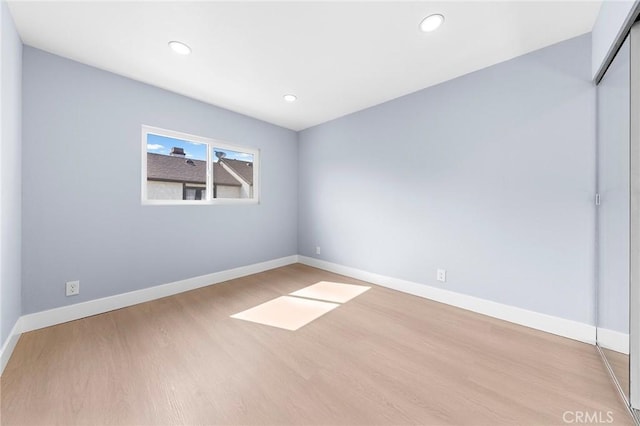 11636 Lambert Ave Unit 12, El Monte, CA 91732 - empty room featuring wood finished floors and recessed lighting