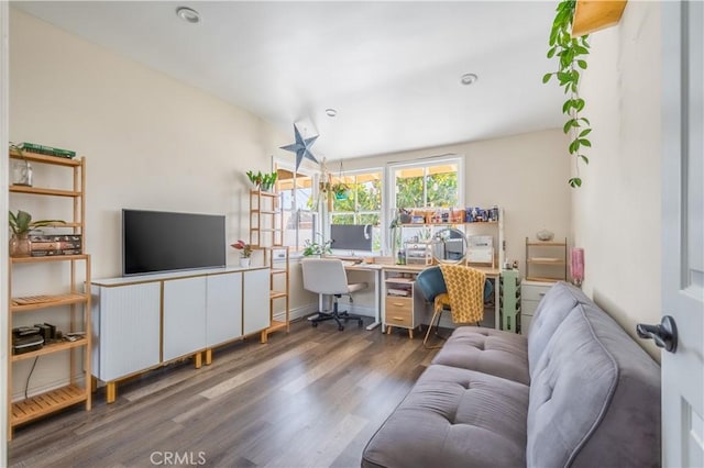 9551 Barkerville Ave, Whittier, CA 90605 - office space with wood finished floors