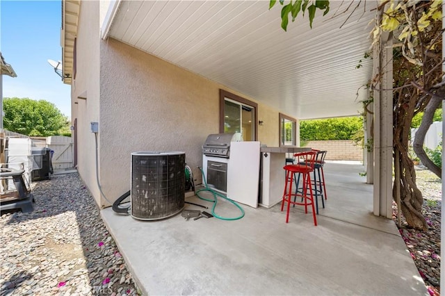 11867 Worcester Dr, Rancho Cucamonga, CA 91730 - fenced backyard with a patio and area for grilling
