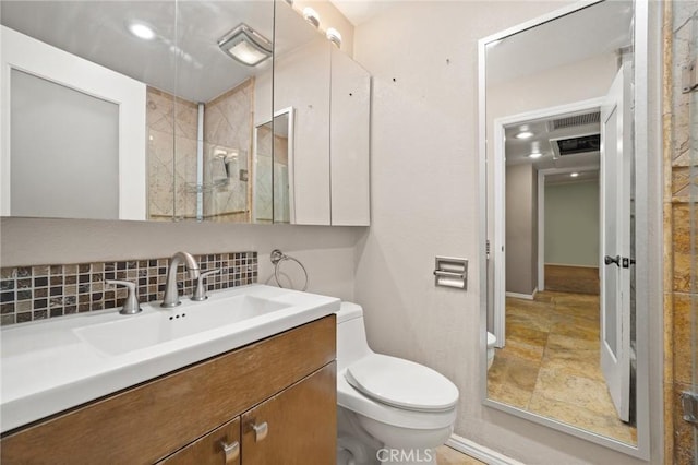 950 N Kings Rd Unit 160, West Hollywood, CA 90069 - full bath featuring decorative backsplash and vanity