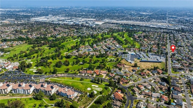 5345 Kenwood Ave, Buena Park, CA 90621 - aerial overview of property's location featuring a golf club