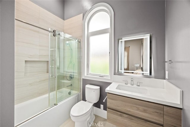 1279 Waterbrook Cir, Walnut, CA 91789 - full bathroom featuring toilet, vanity, and combined bath / shower with glass door