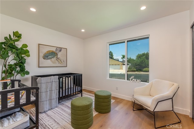 876 Ballina Ct, Newbury Park, CA 91320 - bedroom with light wood-style floors, baseboards, and recessed lighting