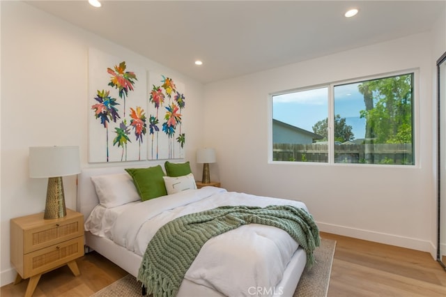 876 Ballina Ct, Newbury Park, CA 91320 - bedroom featuring recessed lighting, baseboards, and light wood-style flooring