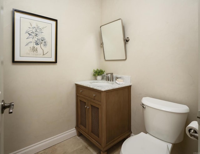 1695 Alta La Jolla Dr, La Jolla, CA 92037 - bathroom with toilet, vanity, and baseboards