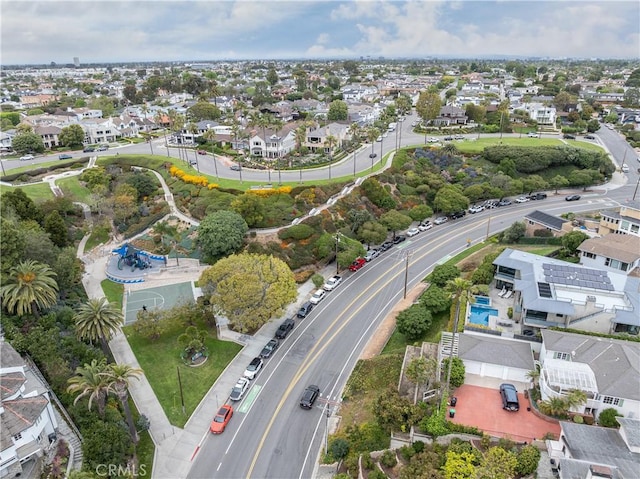 425 Tustin Ave, Newport Beach, CA 92663 - aerial overview of property's location with nearby suburban area
