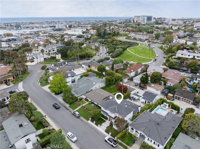 425 Tustin Ave, Newport Beach, CA 92663 - aerial overview of property's location featuring nearby suburban area