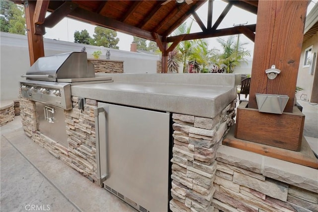 7642 Rhone Ln, Huntington Beach, CA 92647 - view of patio featuring a gazebo