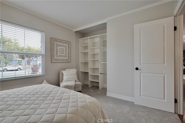 7642 Rhone Ln, Huntington Beach, CA 92647 - bedroom featuring carpet flooring, crown molding, and baseboards