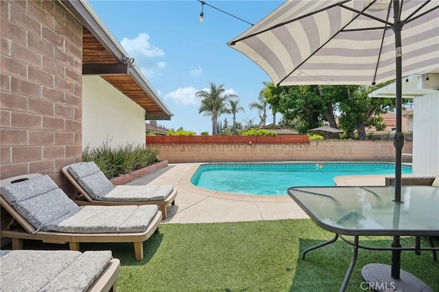 1721 S 3rd Ave, Arcadia, CA 91006 - view of pool featuring a fenced backyard and a patio area