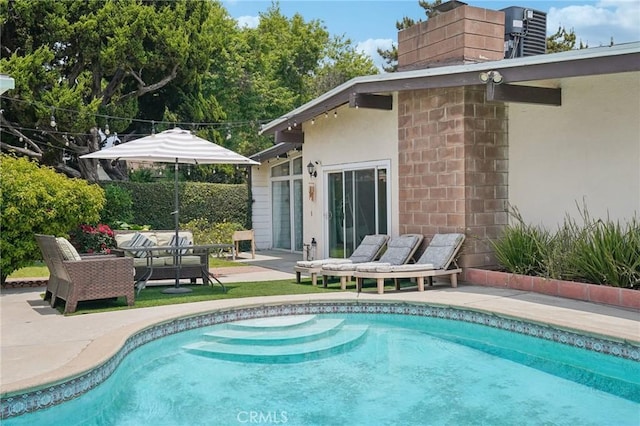 1721 S 3rd Ave, Arcadia, CA 91006 - view of pool with a patio area