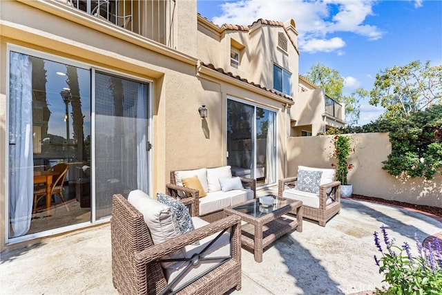 3 Fleurance St, Laguna Niguel, CA 92677 - view of patio / terrace with an outdoor living space