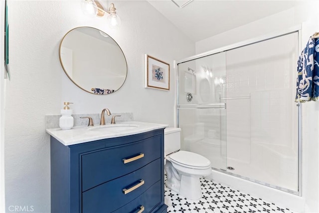 3 Fleurance St, Laguna Niguel, CA 92677 - bathroom featuring vanity and a shower stall