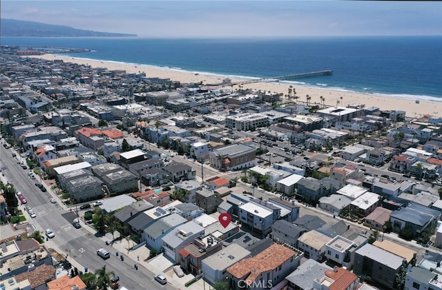 1634 Bayview Dr, Hermosa Beach, CA 90254 - aerial view of property and surrounding area with unending shoreline