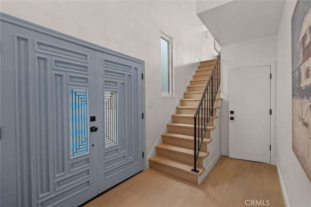 1529 Steinhart Ave, Redondo Beach, CA 90278 - foyer with wood finished floors and stairs