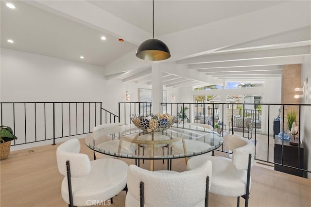 1529 Steinhart Ave, Redondo Beach, CA 90278 - dining space featuring wood finished floors and recessed lighting