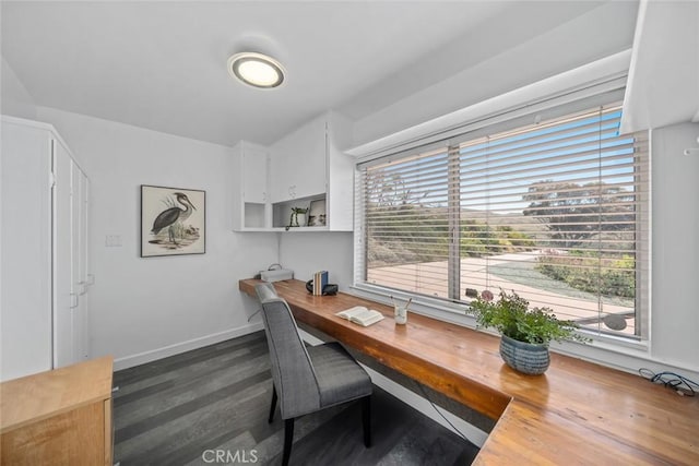 1000 Park Ave, Cayucos, CA 93430 - office area featuring wood finished floors and baseboards