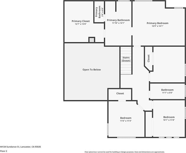 44124 Sundance Ct, Lancaster, CA 93535 - home floor plan