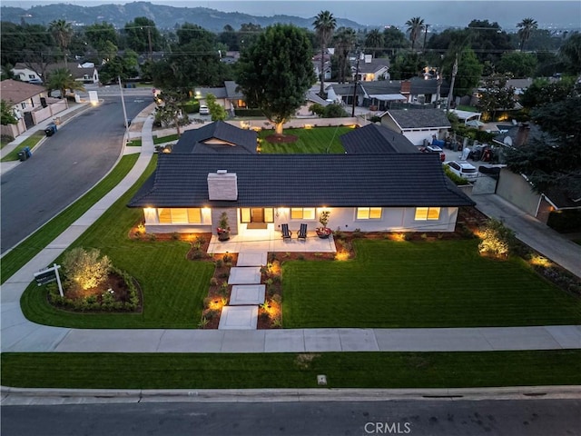 830 Huerta Verde Rd, Glendora, CA 91741 - aerial view of property and surrounding area with mountains
