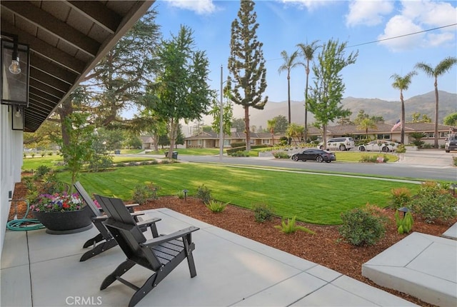 830 Huerta Verde Rd, Glendora, CA 91741 - view of patio / terrace with a mountain view and a residential view