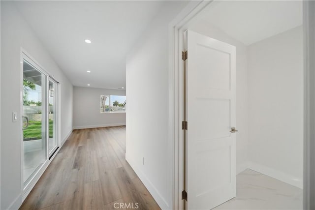 830 Huerta Verde Rd, Glendora, CA 91741 - hall with baseboards and recessed lighting