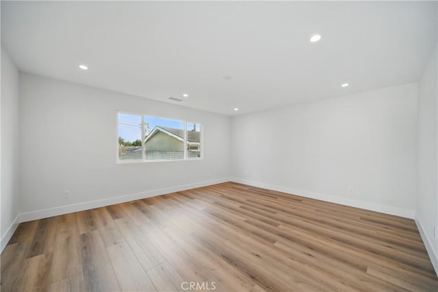 830 Huerta Verde Rd, Glendora, CA 91741 - unfurnished room with wood finished floors, baseboards, and recessed lighting
