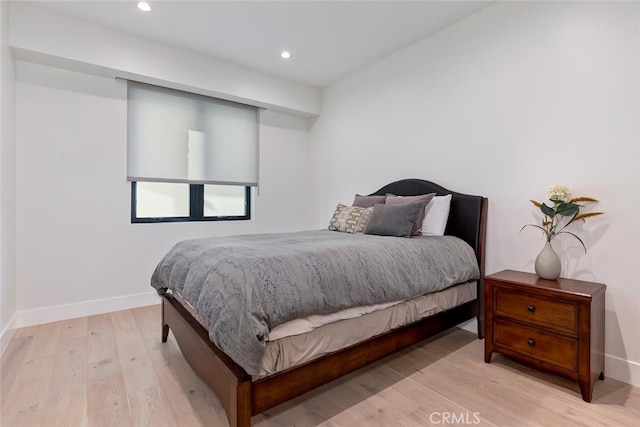 622 1st Pl, Hermosa Beach, CA 90254 - bedroom with light wood-type flooring, baseboards, and recessed lighting