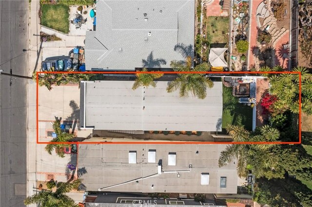 1637 Spreckels Ln, Redondo Beach, CA 90278 - aerial overview of property's location featuring property parcel outlined