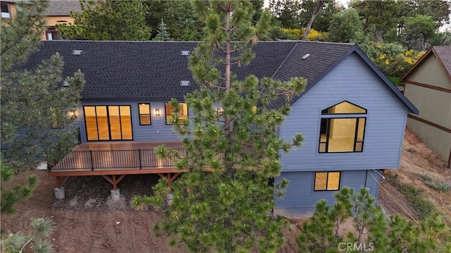 26603 Windward Rd, Lake Arrowhead, CA 92352 - rear view of house