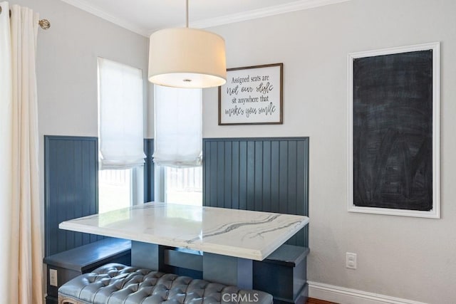 43500 Corte Barbaste, Temecula, CA 92592 - dining area featuring ornamental molding and baseboards
