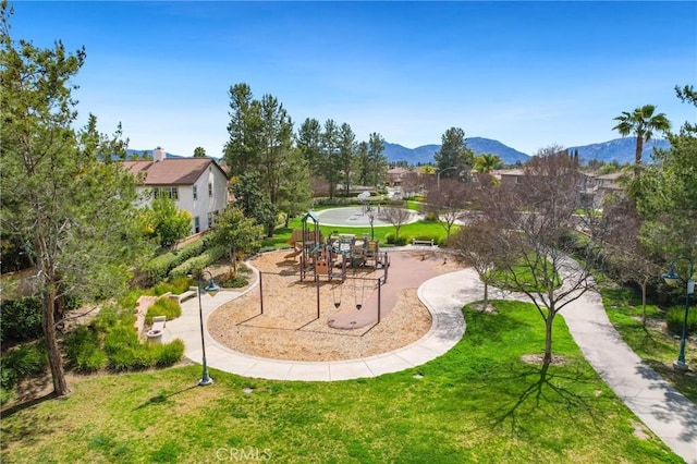 43500 Corte Barbaste, Temecula, CA 92592 - view of grassy yard featuring a mountain view
