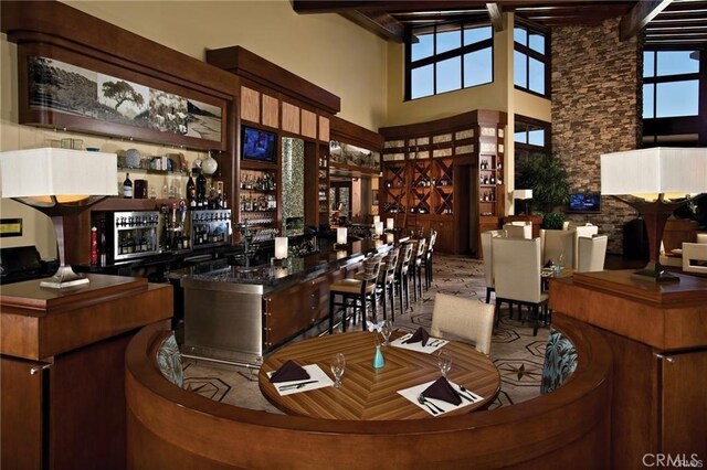 1801 Louise Ln, Nipomo, CA 93444 - indoor wet bar featuring a high ceiling
