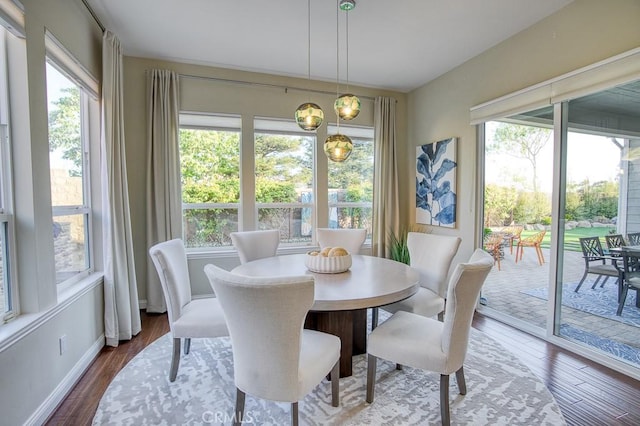 1801 Louise Ln, Nipomo, CA 93444 - dining space featuring plenty of natural light and wood finished floors
