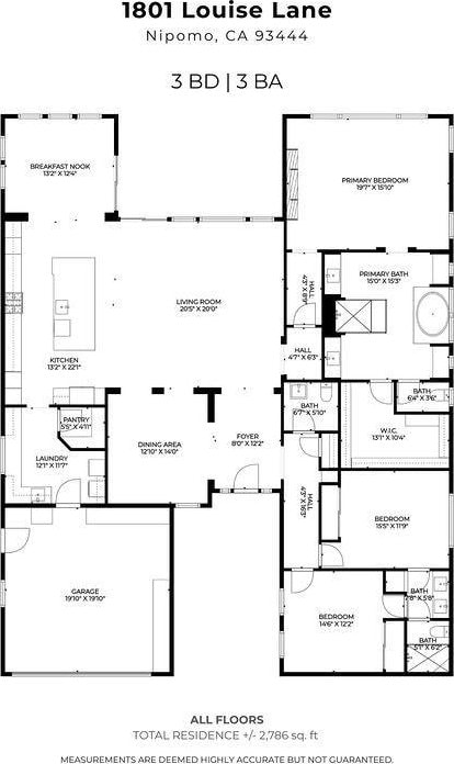 1801 Louise Ln, Nipomo, CA 93444 - property floor plan
