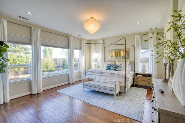 1801 Louise Ln, Nipomo, CA 93444 - bedroom featuring multiple windows, baseboards, and wood finished floors