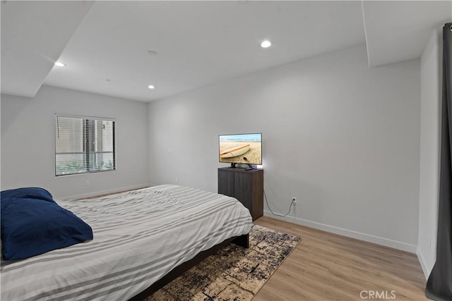 419 N Chandler Ave Unit 305, Monterey Park, CA 91754 - bedroom with light wood-style floors and recessed lighting