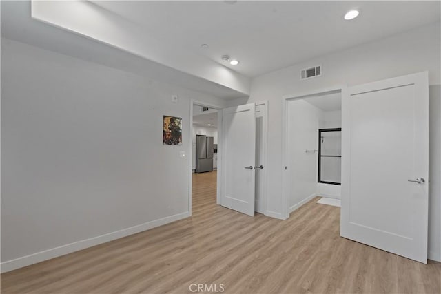 419 N Chandler Ave Unit 305, Monterey Park, CA 91754 - spare room featuring light wood-style floors and recessed lighting
