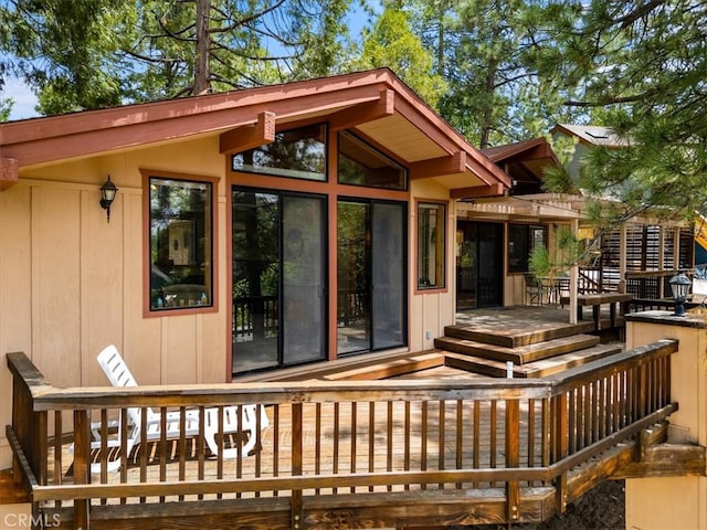 26823 Crestview Dr, Idyllwild, CA 92549 - view of wooden terrace