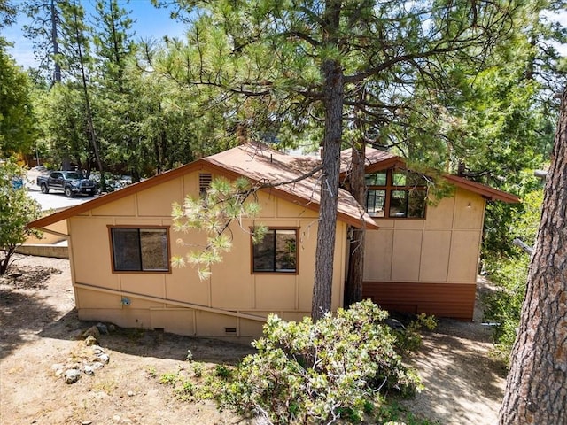 26823 Crestview Dr, Idyllwild, CA 92549 - view of property exterior featuring crawl space