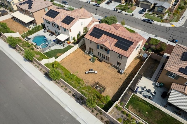 28341 Heather Green Way, Menifee, CA 92584 - aerial perspective of suburban area featuring a pool