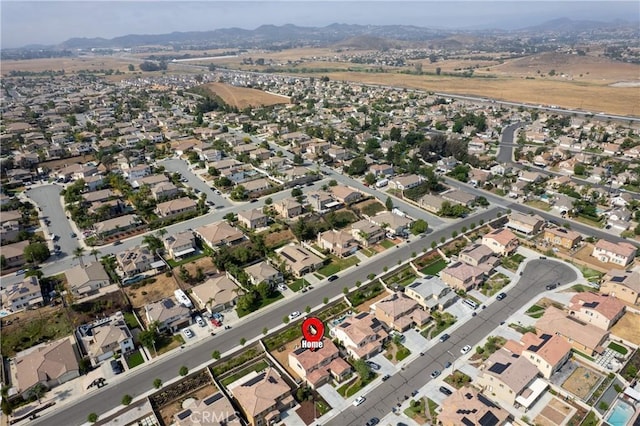 28341 Heather Green Way, Menifee, CA 92584 - aerial overview of property's location with a mountain backdrop