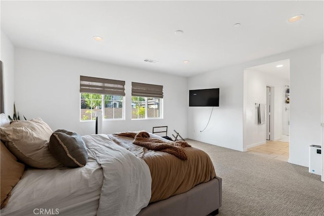 28341 Heather Green Way, Menifee, CA 92584 - bedroom with light colored carpet and recessed lighting