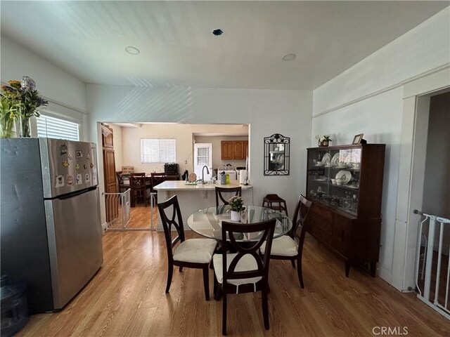 1521 Bridge St, Los Angeles, CA 90033 - dining room with light wood-style flooring