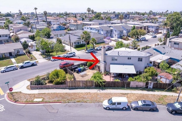4643 Cherokee Ave, San Diego, CA 92116 - aerial perspective of suburban area