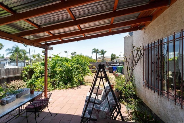 4643 Cherokee Ave, San Diego, CA 92116 - fenced backyard featuring a patio