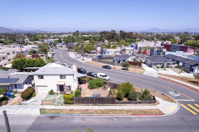 4643 Cherokee Ave, San Diego, CA 92116 - aerial view of residential area with a mountain backdrop