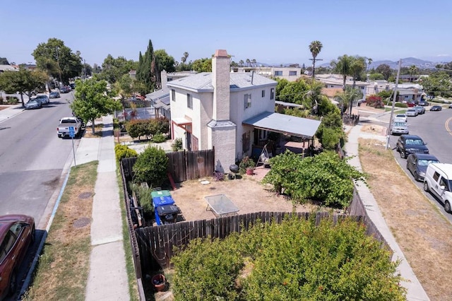 4643 Cherokee Ave, San Diego, CA 92116 - aerial perspective of suburban area