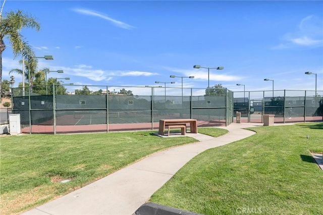12045 Falcon Crest Way, Porter Ranch, CA 91326 - view of tennis court